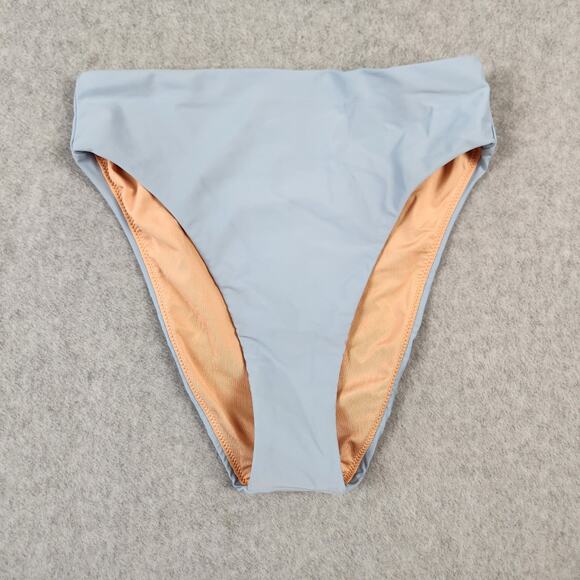 NWT J,Crew Swim Bottom Size XS BF178 Blue High Rise Bikini - Picture 1 of 8